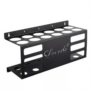 Levede 12 Hole Caulk Holder Wall Mount Silicone Sealant Tube Storage Rack Steel