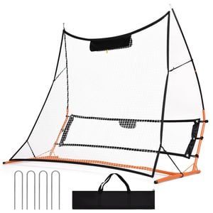 Advwin Protable Soccer Rebounder Net, 1.83m x 1.4m Football Training Aid with Carry Bag