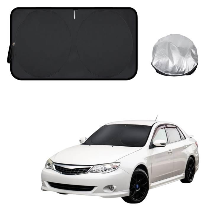 Front Windscreen Sun Shade for Subaru Impreza 2007 - 2011 G3 - Standard 150 x 85 cm - Black