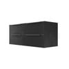 Stein 1200 x 450 x 500mm Black Select Wall Hung Black Integrated Handle Vanity - Cabinet Only