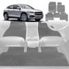 6D Diamond Car Floor Mats for Mercedes-Benz GLA SUV 2020-Current-Full Set-Grey-Outback GT