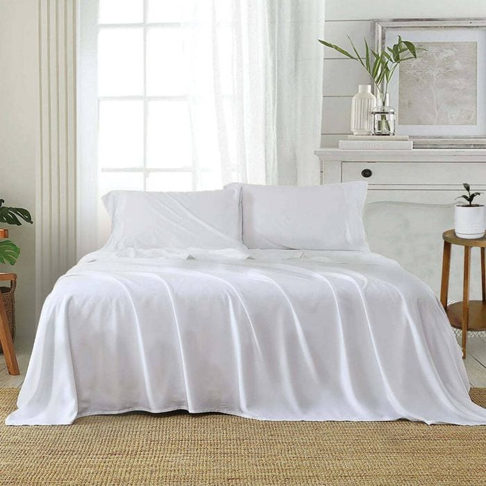 J Elliot Home 1200TC Cotton Rich King Sheet w/Pillowcases Set - White