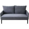 Simon 2 Seater Fabric Sofa - Dark Grey