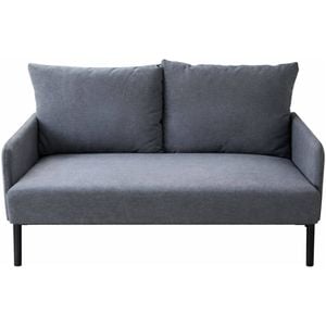 Simon 2 Seater Fabric Sofa - Dark Grey