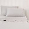 Canningvale Super King Mille 1000TC Cotton Bed Sheet w/ Pillowcase Set Silver