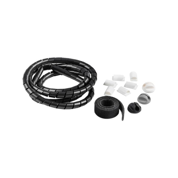 D-Line 11 piece Black Cable Tidy Organiser Kit