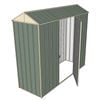 Build-a-Shed 0.8 x 2.3 x 2.1m Gable Single Hinged Side Door Shed - Green