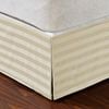 CottonMore 500TC 100% Premium Cotton Bed Skirt Bed Valance Striped pattern - King
