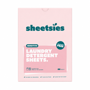 Sheetsies Fragrance Free Laundry Detergent Sheets Sensitive - 80 Pack