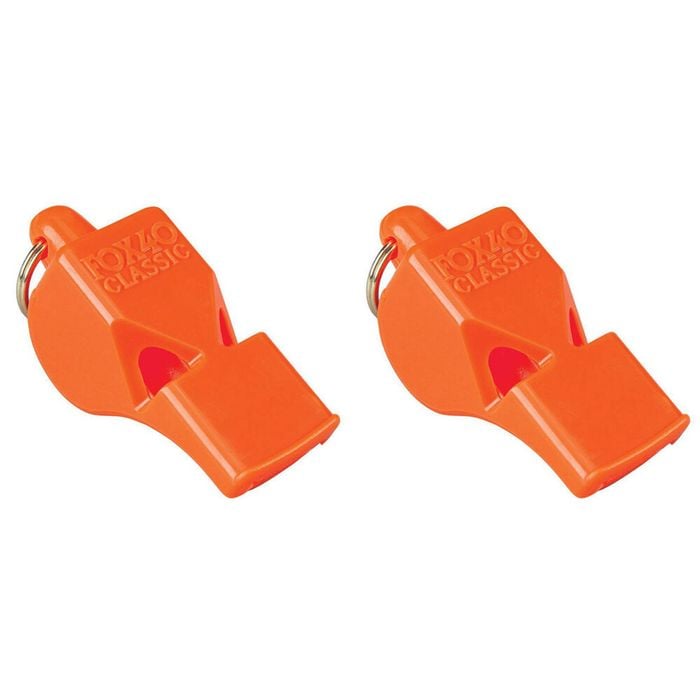 2PK Fox 40 Summit Classic Whistle Outdoor Sports Accessory Orange
