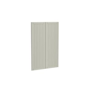 Kaboodle 900mm Pistachio Country Medium Pantry Doors - 2 Pack