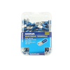 Narva 4mm / 6.3 x 0.8mm Blue Double Crimped Female Blade Terminal - 100 Pack