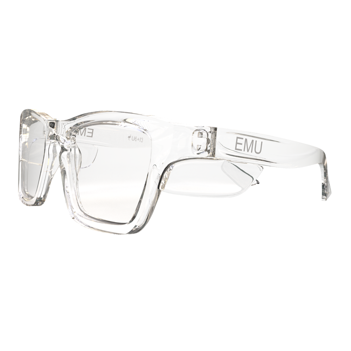 EMU Safety Clear Frame Clear Lens The Originals Safety Glasses