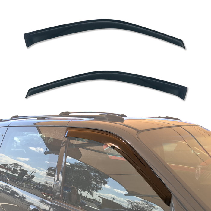 AUSGO Weather Shields for KIA Carnival 2000-2006 Weathershields Window Visors Wind Deflectors