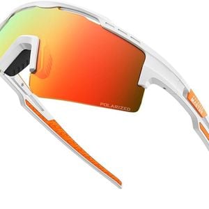 OutdoorMaster Adult Polarized UV400 TR90 Sunglasses for Cycling Sports