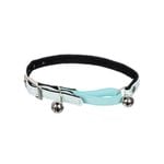 Happy Tails Blue Dual Bell Cat Collar