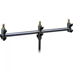 Manfrotto 154 Triple Microphone Holder Bar (Black)