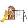 Lifespan Kids Coventry Swing Set Cubby Play Centre With 2.2m Yellow Slide