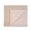 Astin Sinclair 130cm x 150cm Beige Faux Fur Rib Throw Rug