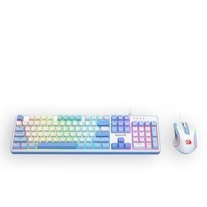 Redragon S139 White Full Size Rgb Mechanical Perfect Gaming Combo