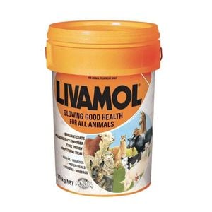 Iah Livamol Nutritional Supplement For Horses & Cattle Bucket Promotion 15kg