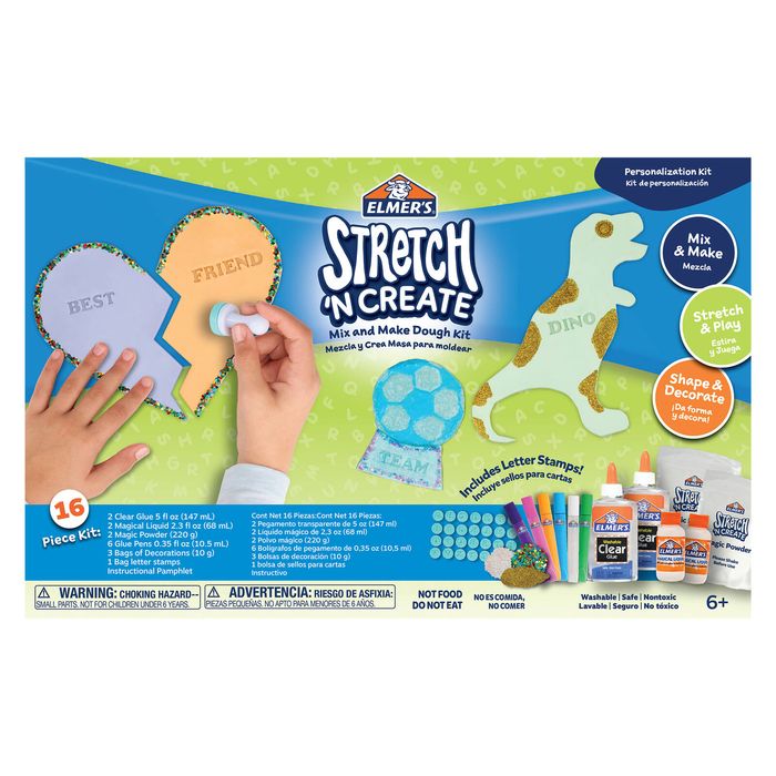 Elmer’s 16 Count Stretch 'N Create Mix & Make Dough Personalisation Kit