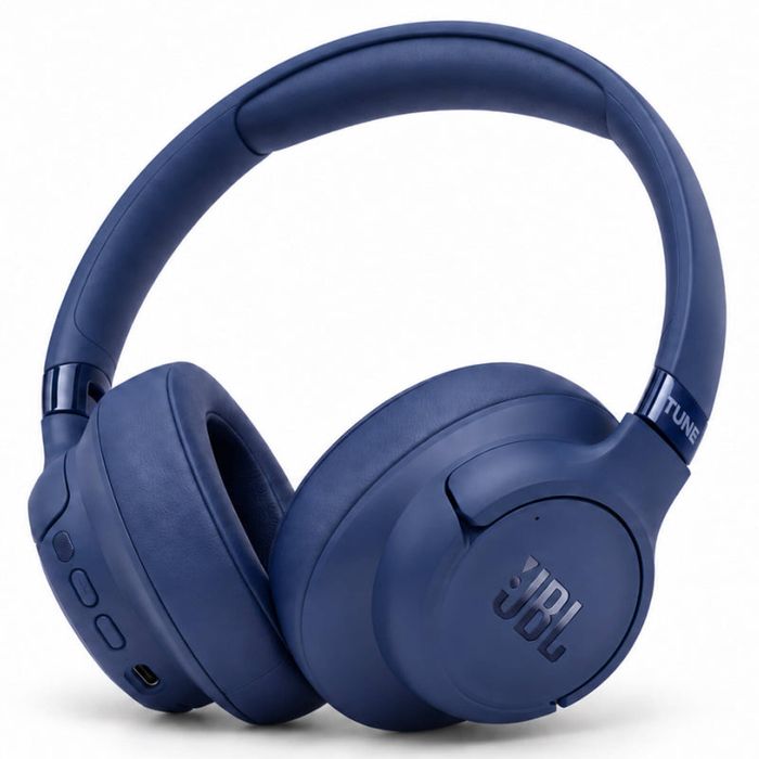 JBL Tune 780NC Adaptive Noise Cancelling Wireless OverEar Headphones - Blue