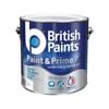 British Paints 4L White Gloss Doors Windows And Trim Paint And Prime - 4L