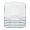 LAV Cozy Glass Espresso Saucers - 12.5cm - Pack of 6
