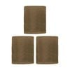 3PK Capri Non Slip Bath Mat Bathroom Floor Accessory Home Decor 45x75cm Brown