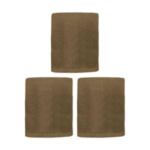3PK Capri Non Slip Bath Mat Bathroom Floor Accessory Home Decor 45x75cm Brown