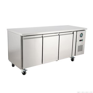Thermaster 324L 2x3 Solid Door Pass-Through Ventilated GN 1/1 pan Refrigerated GN Central Counter - GN3100TNC