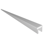 ProtectorAl White Matt Aluminium Friction Fit Handrail