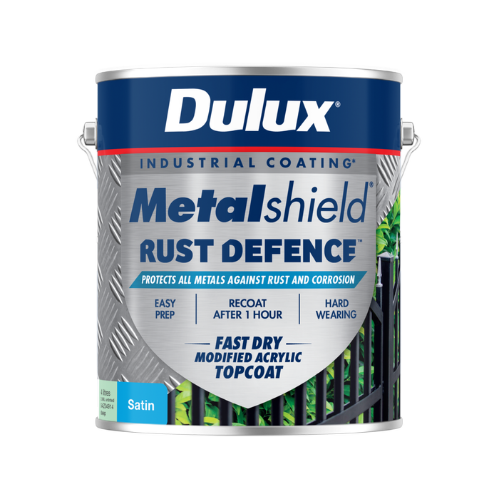 Dulux 4L Deep Base Satin Metalshield Rust Defence