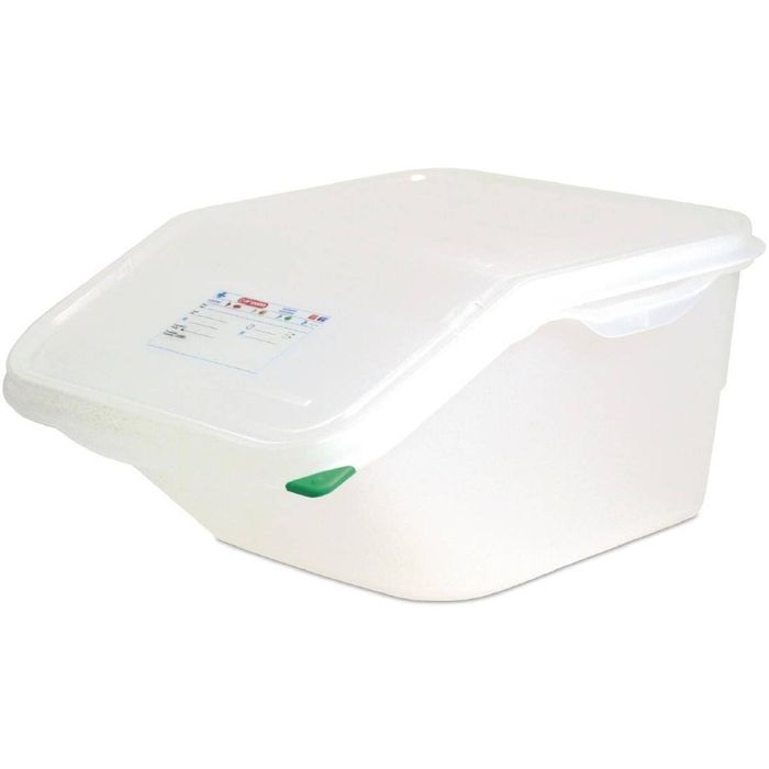 Araven Ingredient Bin Polypropylene Stackable Fifo System 2/3 Gastronorm 16ltr
