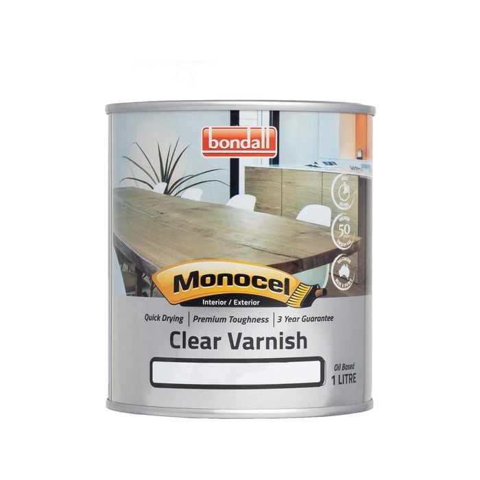 Bondall 1L Gloss Monocel Clear Timber Varnish