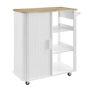 Nadia Trolley Mobile Kitchen Storage Caddy 3 Shelves White
