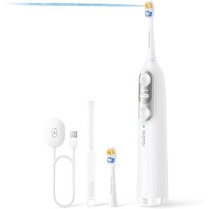 Soocas Neos II 2-in-1 Sonic Electric Toothbrush with Built-in Water Flosser, White
