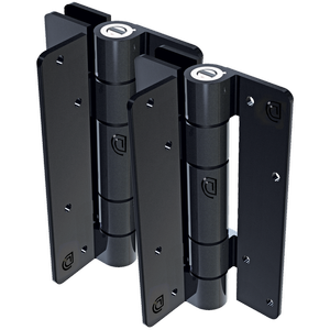 D&D Technologies 25mm 1" Leaf Black KwikFit Aluminium Hinges