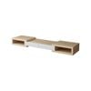 Tauris 2500mm Oak Split Entertainment Unit, TV Cabinet, TV Unit