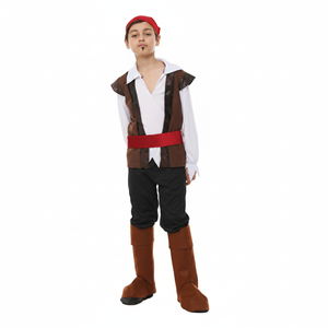 More Than Party Childrens Pirate Costume Complete Set X Large 140x62cm