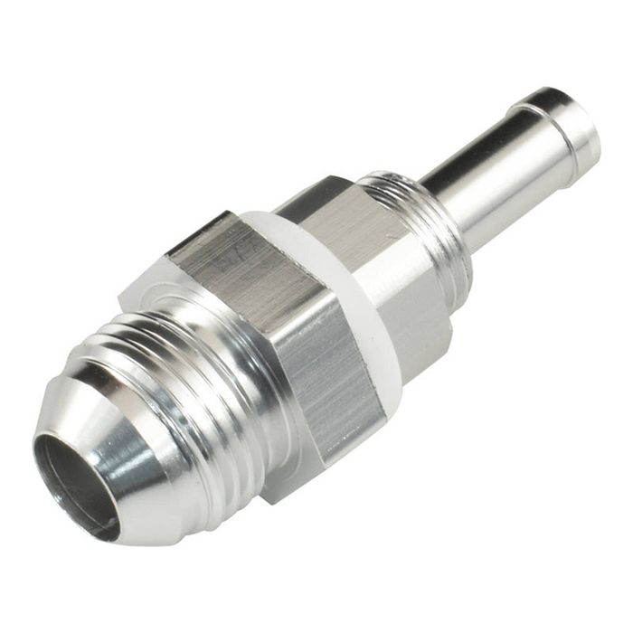 Calflow -8AN Male Flare Bulkhead to 5/16" Hose Barb Fuel Tank Fitting Aluminium