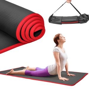 10mm Thick Yoga Mat High Density Nbr Anti-Slip Fitness Exercise Mat