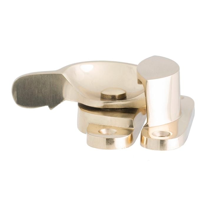 Miles Nelson Polished Brass Sash Window Fastener