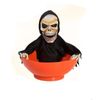 Lifebay Halloween Skeleton Candy Plate with Witch Hat