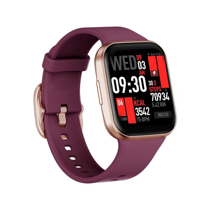 TODO Bluetooth V5.0 Smart Watch Monitor Heart Rate Blood Pressure - Purple