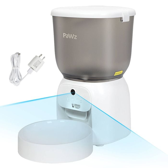Pawz Smart Pet Feeder 4l Automatic Wifi App Camera Cat Dog Dispenser