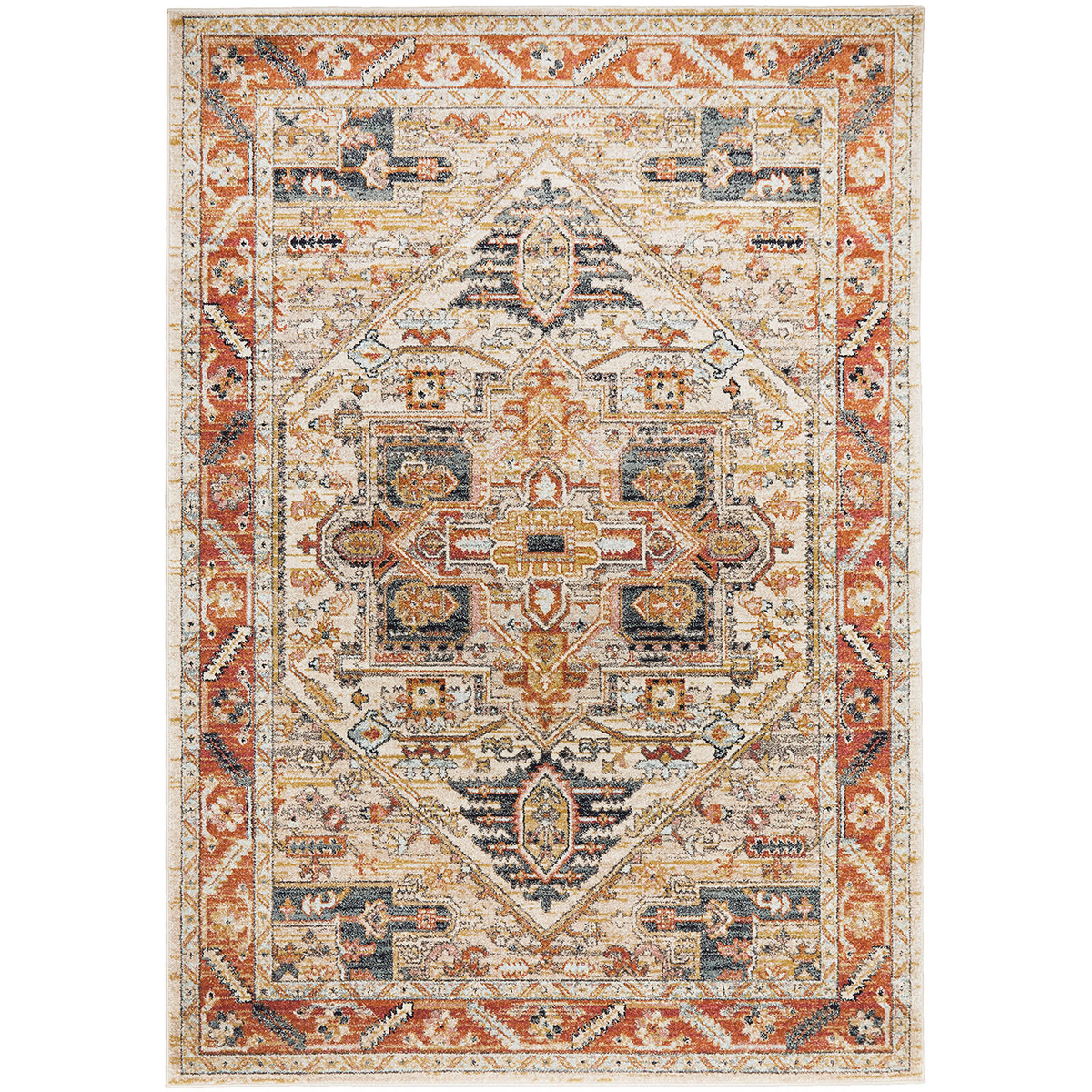 Heritage 850 Rust 330X240Cm Rug - Bunnings Australia