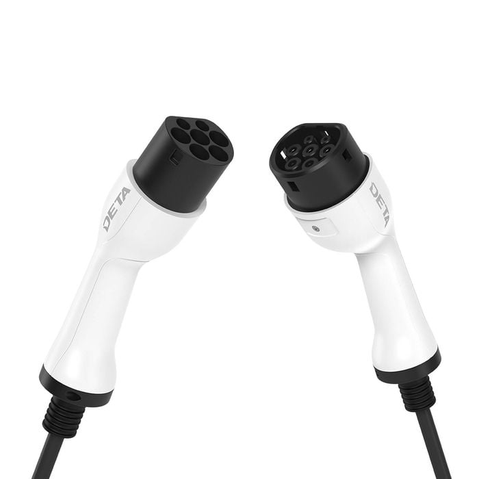 DETA 7m IP65 22kW 32A Three Phase Type 2 Connector EV Charging Cable