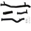 Ignite Exhausts Dpf Back For Toyota Landcruiser 79 Series V8 Dual Cab 3" With Hotdog Black Aluminised Steel